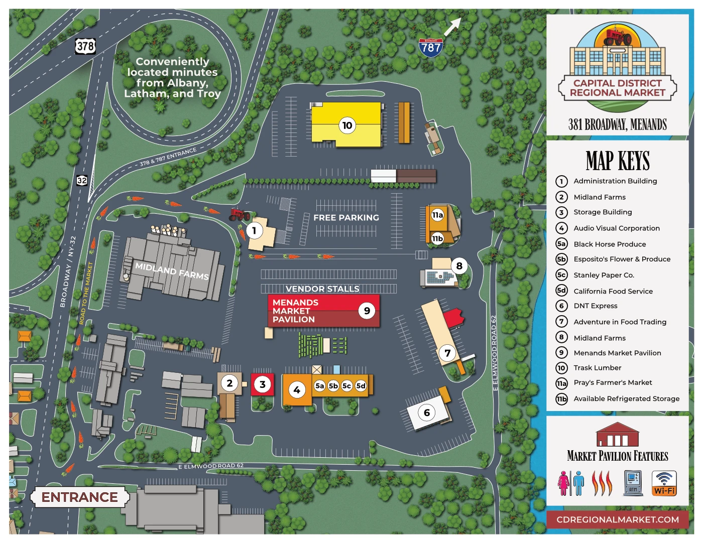 Capital District Regional Market Map