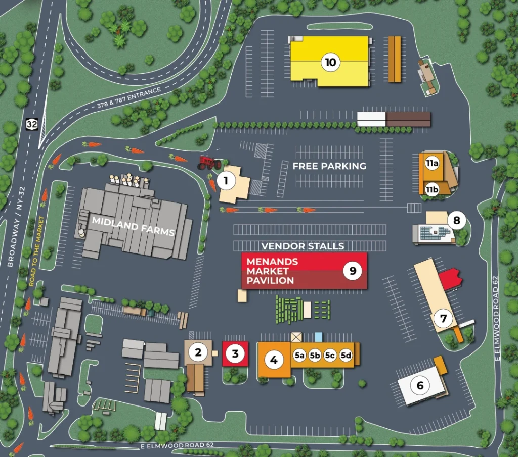 Capital District Regional Market Tenant Map