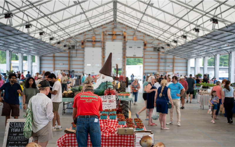 Strawberry Fest Full Pavilion